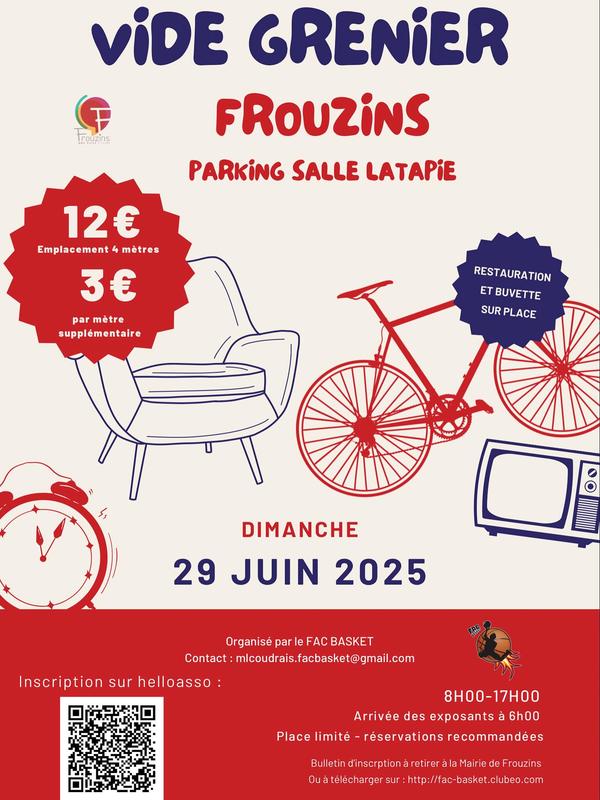 Vide grenier du fac basket