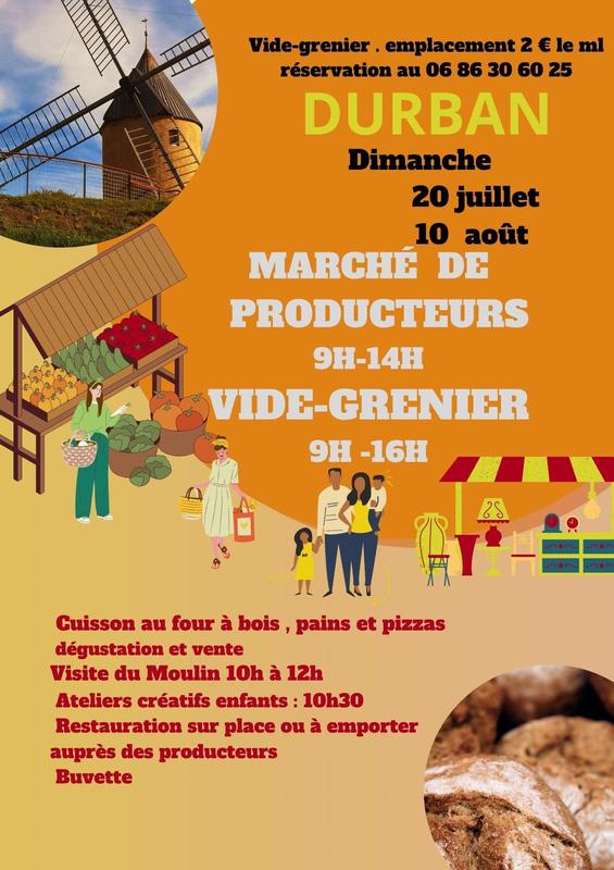 Vide grenier - marché de producteurs
