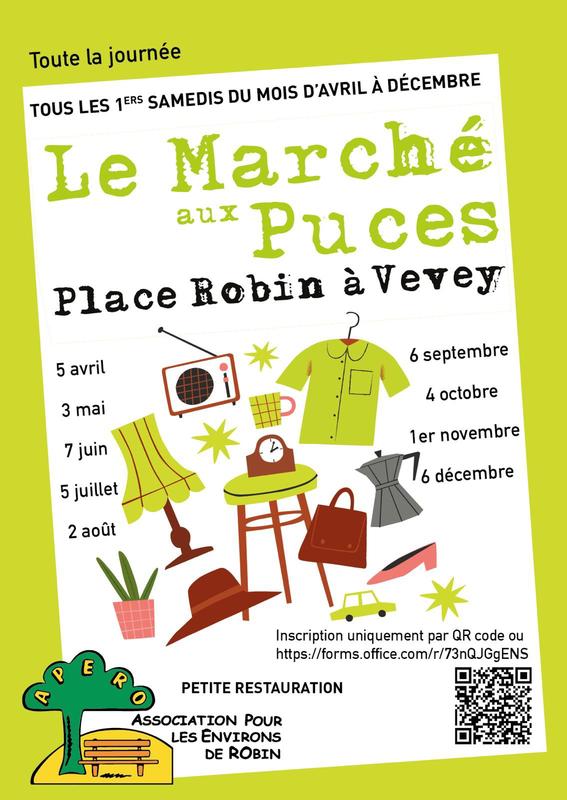 Marché aux puces de la place robin