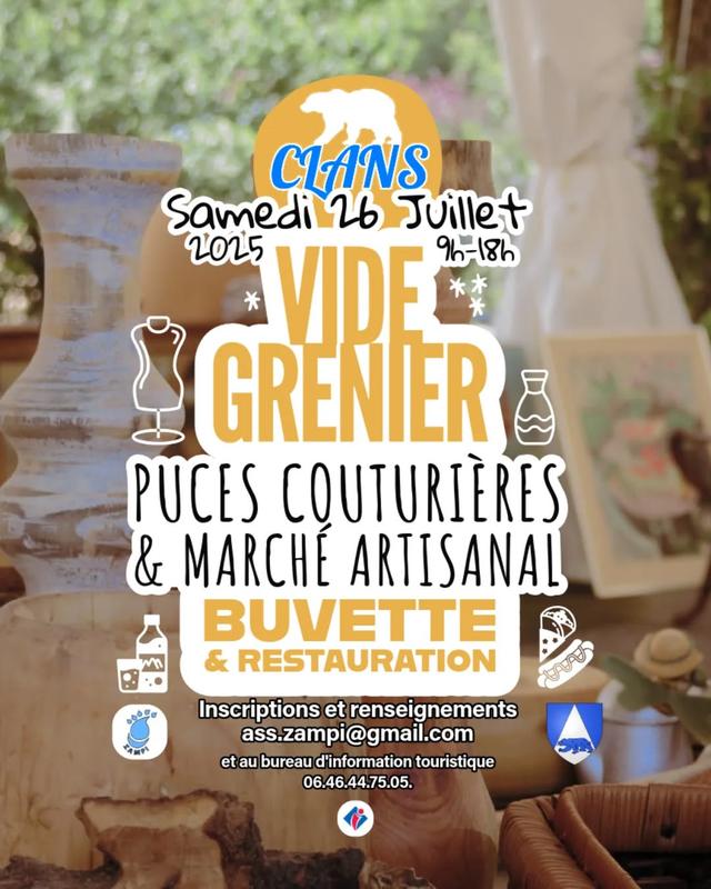 Vide grenier - puces couturières - marché artisanal
