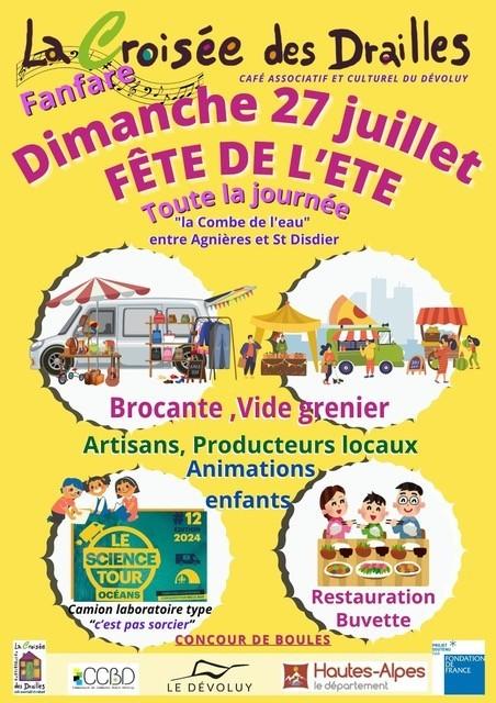 Vide grenier - fête de l'été de la combe de l'eau