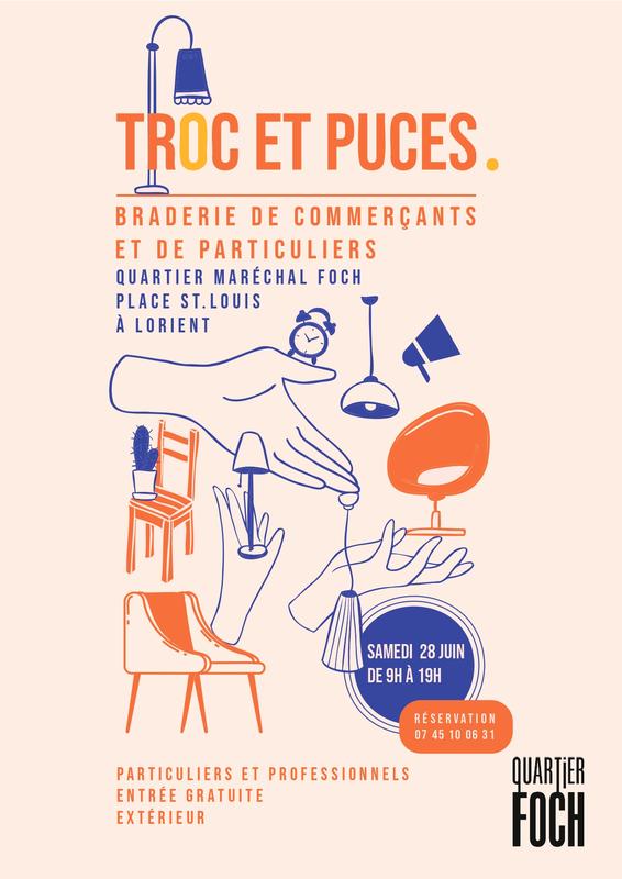 Troc et puces - braderie du quartier maréchal foch