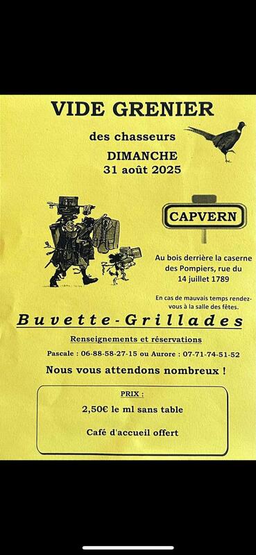 Vide grenier des chasseurs