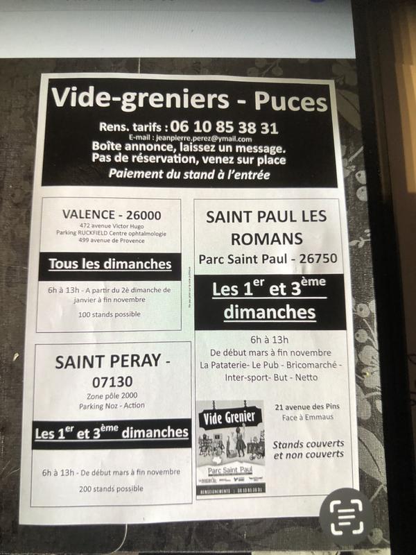 Vide greniers broc à brac