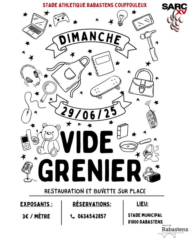 Vide grenier du sarc xv