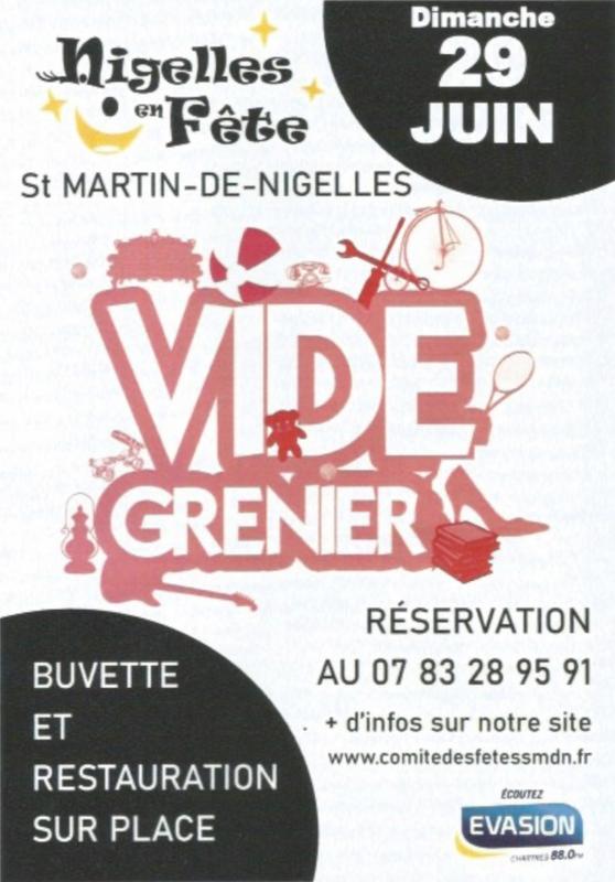 Vide grenier de nigelles en fête