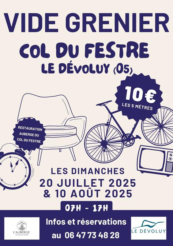 Vide grenier estival du col du festre