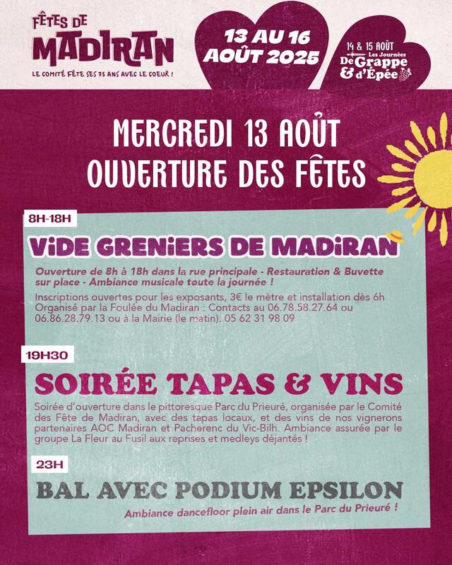 Vide greniers des fêtes