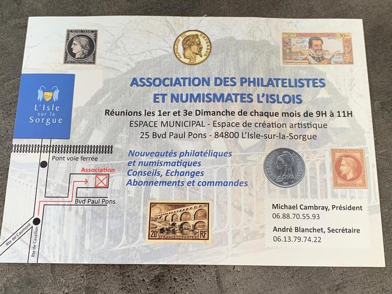 Réunions collectionneurs timbres et monnaies association apni