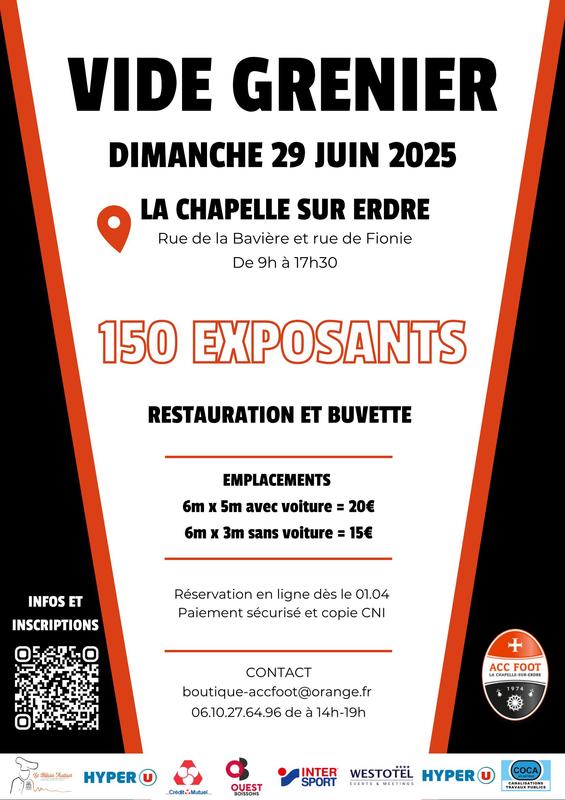 Vide greniers de l'acc football
