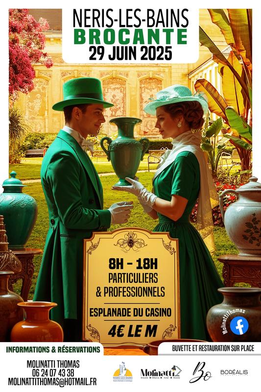 Neris les bains - grande brocante d'été