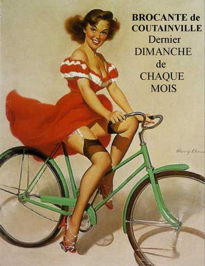 Marché à la brocante de coutainville