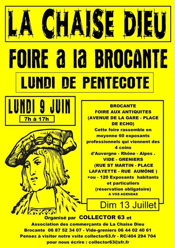 Foire à la brocante lundi de pentecôte