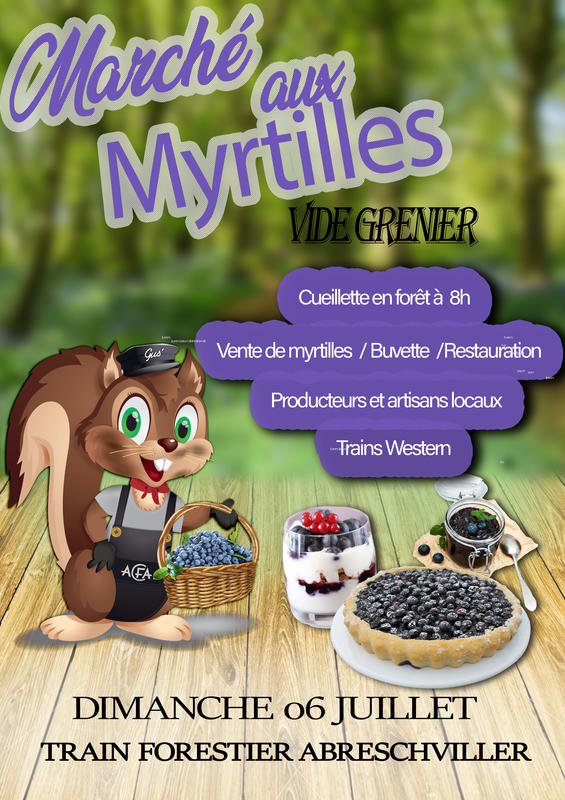Vide grenier - marché des producteurs et fête de la myrtille