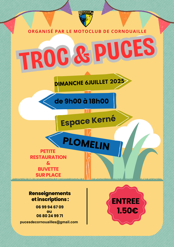Troc et puces du moto club de cornouaille