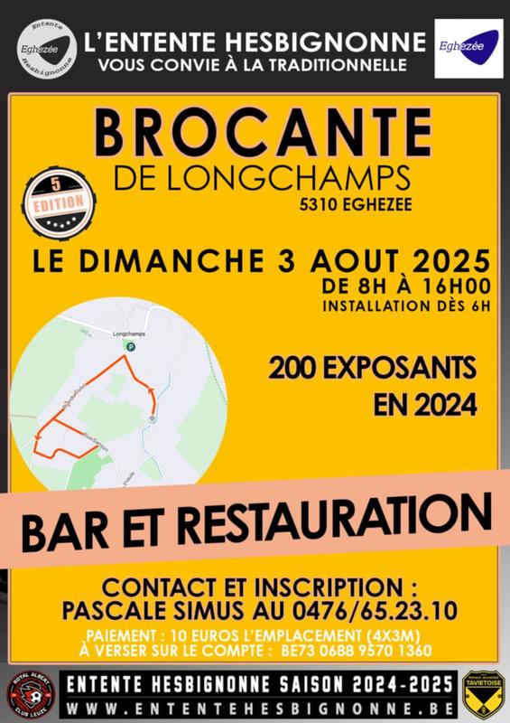 5° brocante de longchamps
