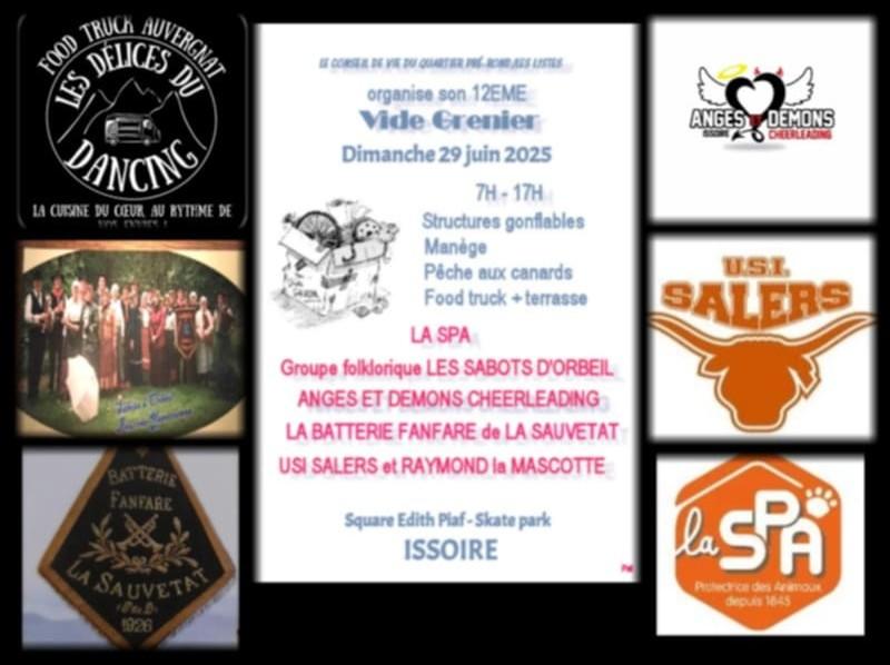 12ème vide grenier conseil de vie de quartier pres ronds - les listes