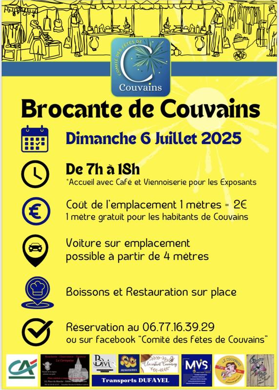Brocante de couvains