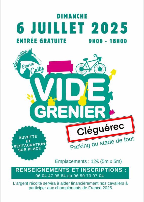 Vide grenier des ecuries cally