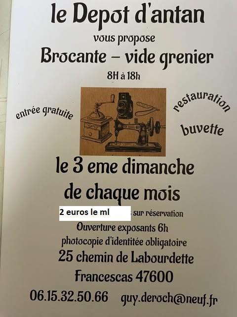 Brocante vide grenier