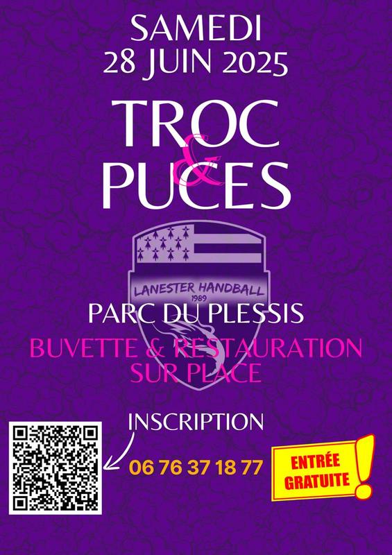 Troc et puces du lanester handball
