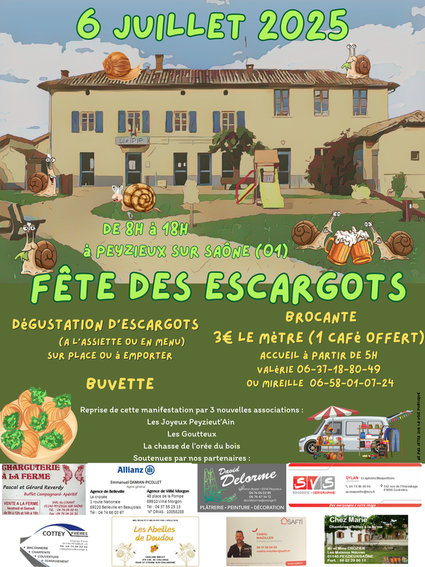 Brocante - fête des escargots