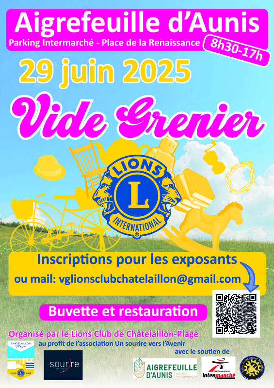 Vide grenier aigrefeuille d'aunis