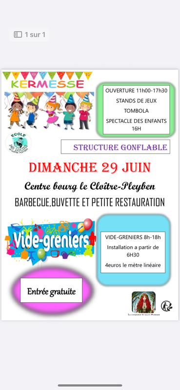 Vide greniers et kermesse des lutins du cloître