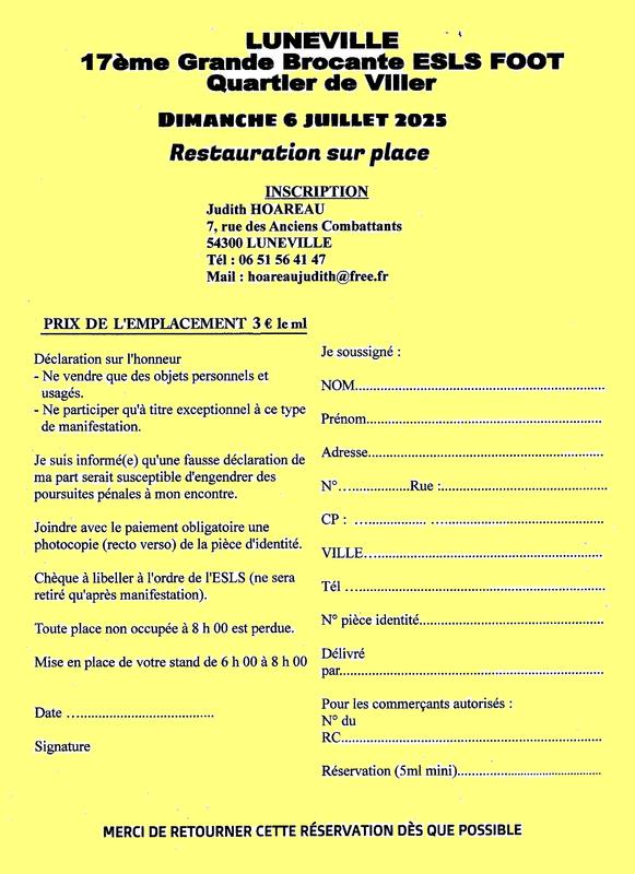 Grande brocante esls