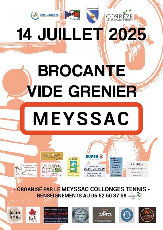 Brocante - vide-grenier du 14 juillet