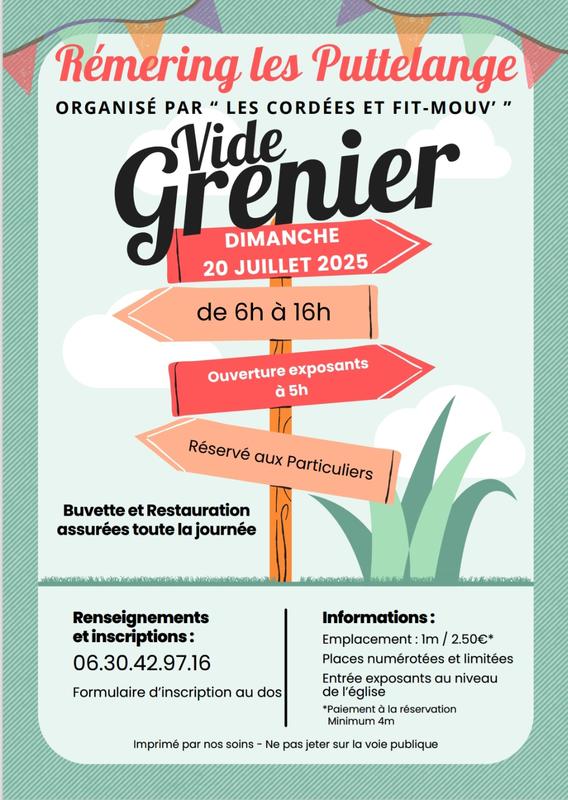 Brocante, vide grenier