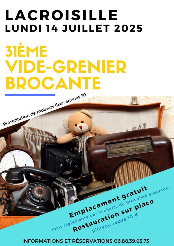 Vide grenier, foire à tout