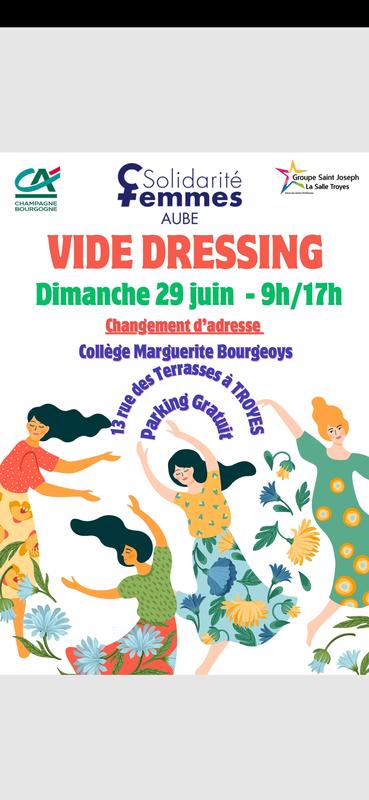Vide-dressing solidarité femmes