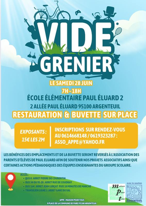 Vide grenier de l'appe