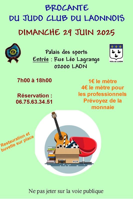 Brocante du judo club du laonnois