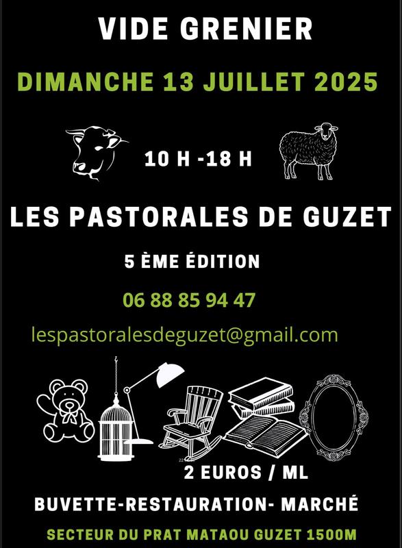 Vide grenier - pastorales de guzet