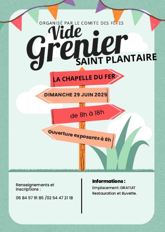 Vide grenier du comité des fêtes