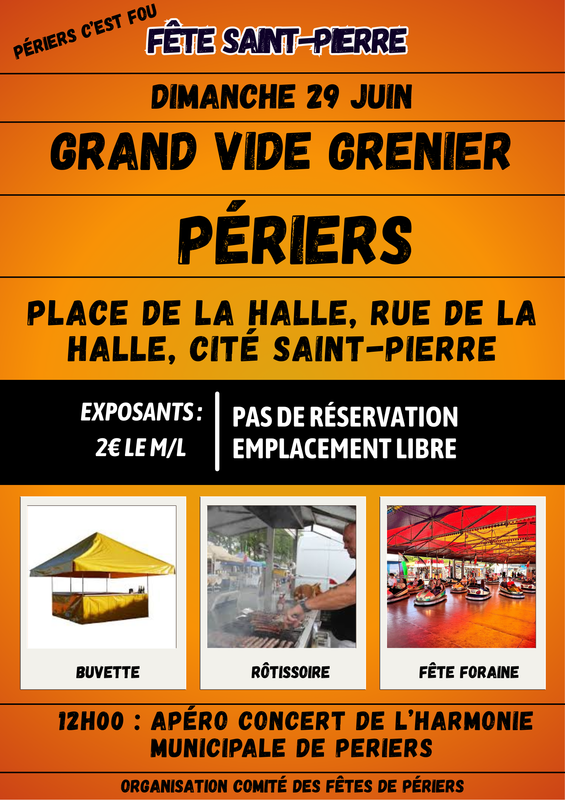 Grand vide grenier de la saint-pierre
