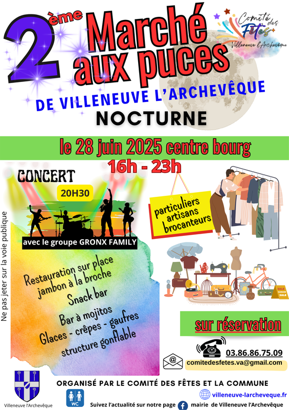 2ème marché aux puces nocturne