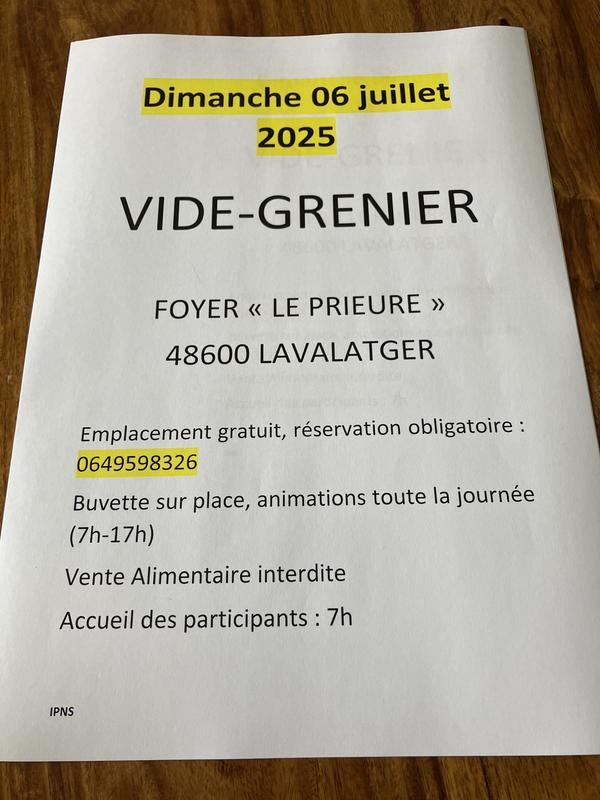 10ème vide grenier brocante