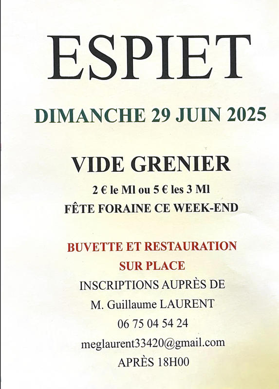 Vide grenier