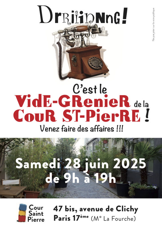 Vide grenier de la cour saint-pierre