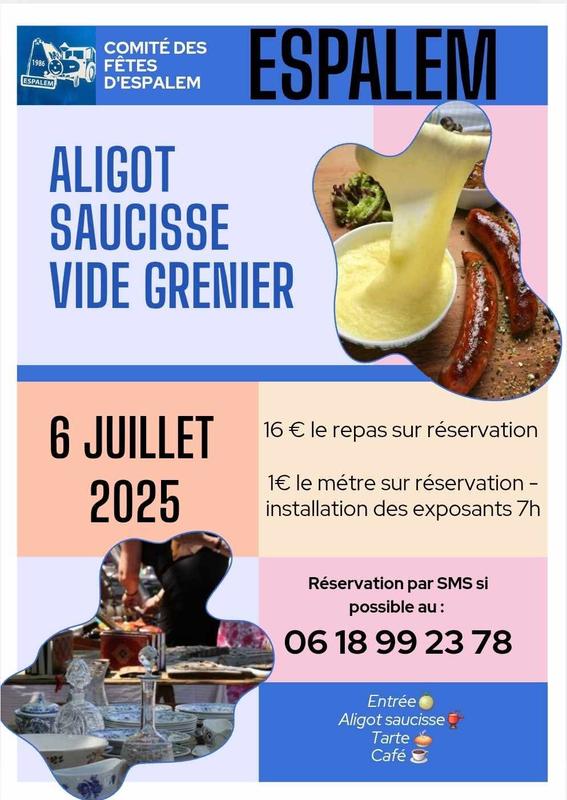 Vide grenier - repas