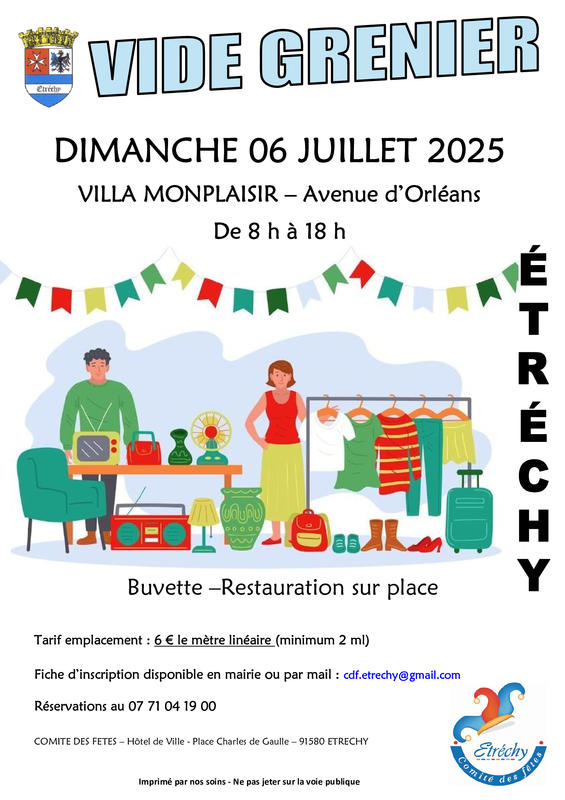 Vide grenier du comité des fêtes