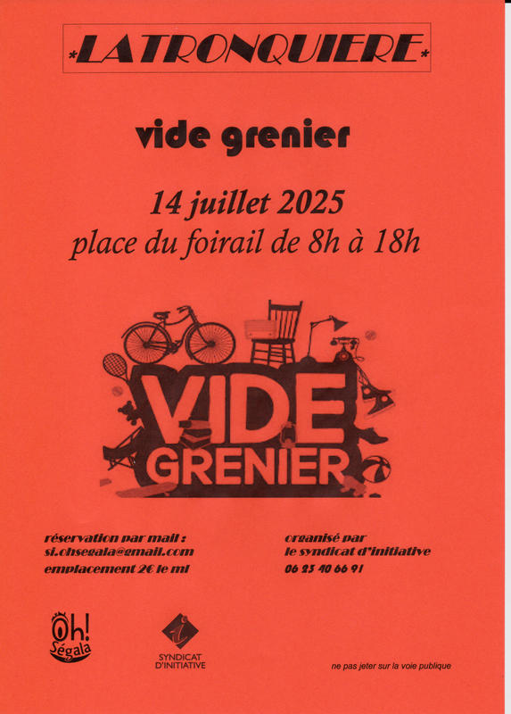 Vide grenier de l'été