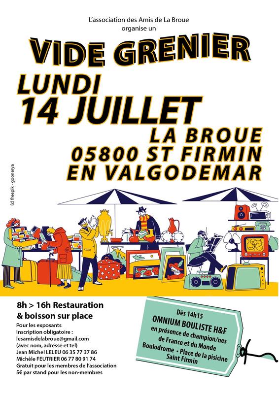 Vide-grenier des amis de la broue