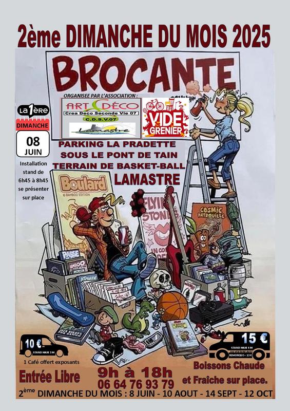 Vide-greniers d'ete lamastre
