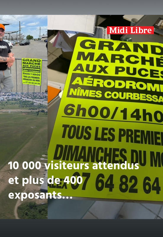 Marché aux puces - marché aéronautique