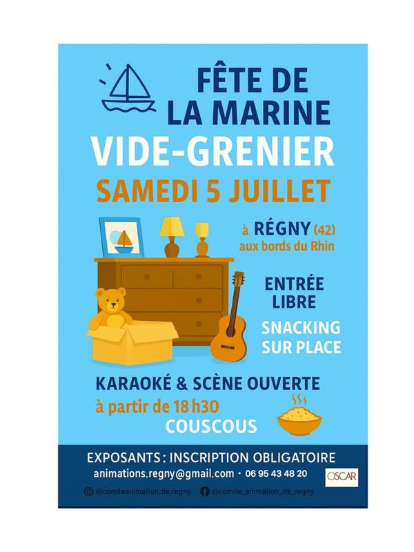 Vide grenier de la fête de la marine