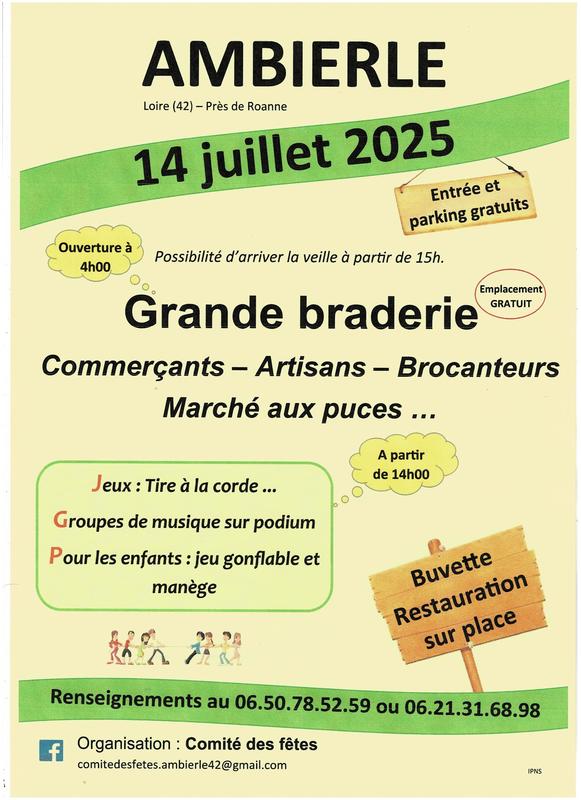 35 ème grande braderie - brocante - marché aux puces